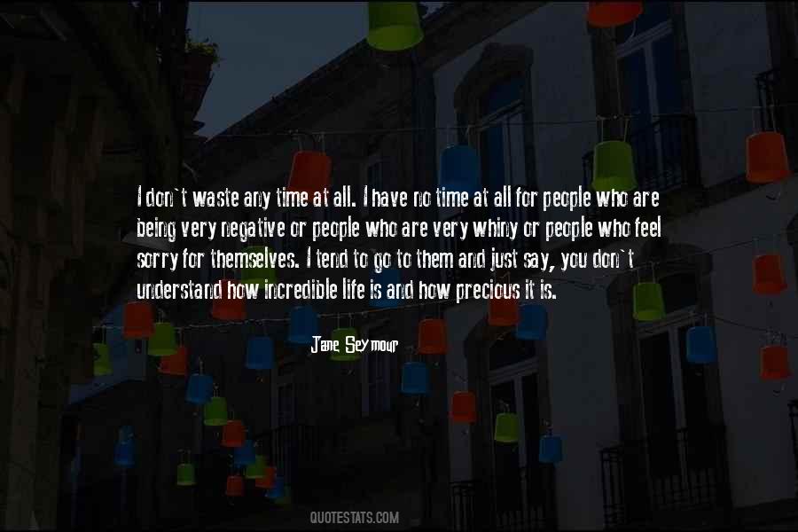 Quotes About Being A Waste Of Time #539547