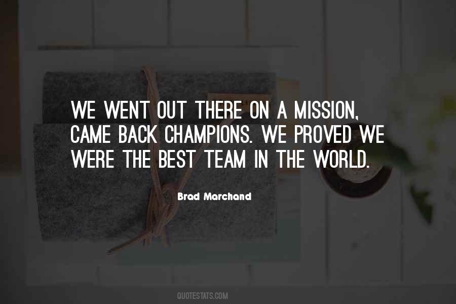 On A Mission Sayings #1213809