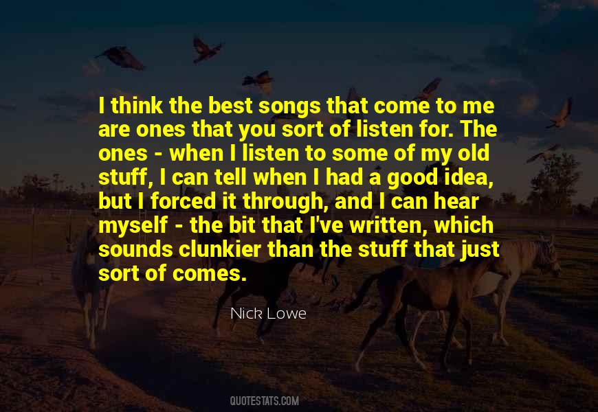 Best Songs Sayings #822391