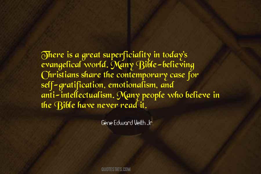 Quotes About Superficiality #1250359