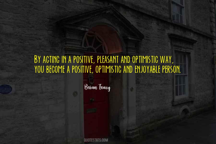 Positive Optimistic Sayings #190891