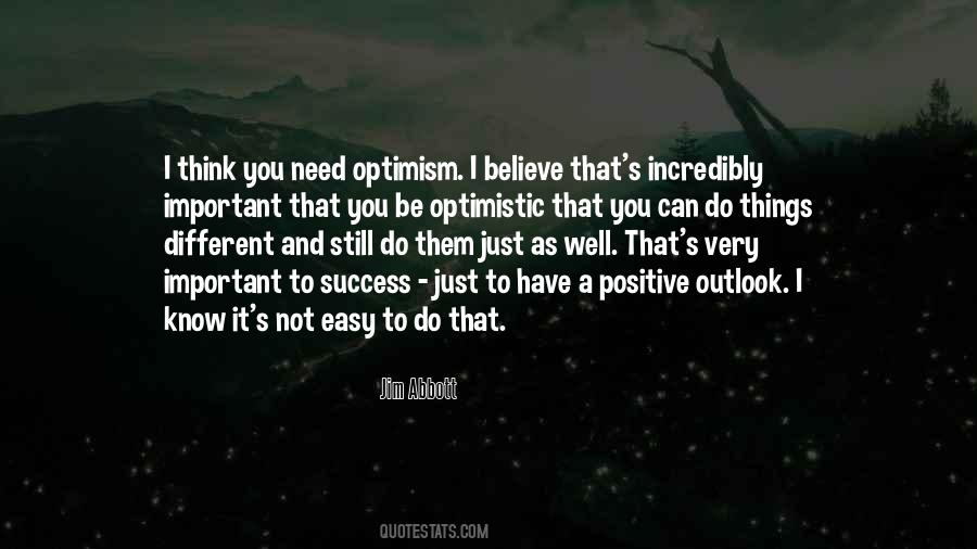 Positive Optimistic Sayings #376608