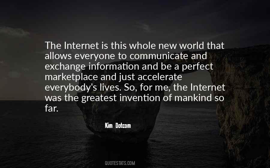 Quotes About The Invention Of The Internet #1770278