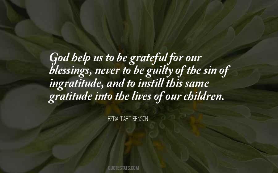 Quotes About Gratitude For God #9550