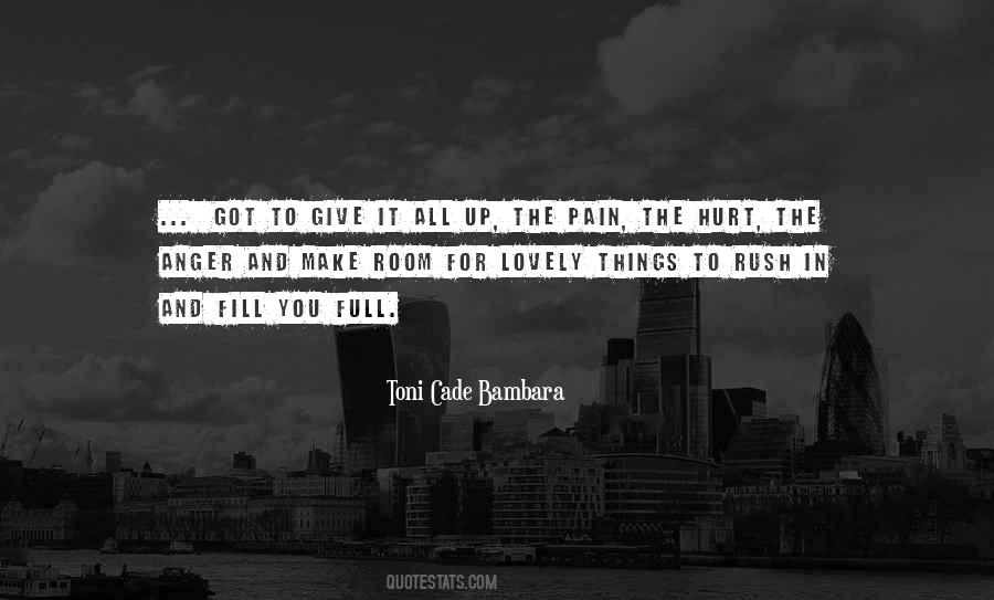 Quotes About Pain And Anger #428338