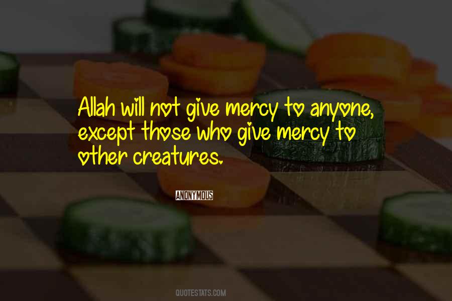 Quotes About Allah's Mercy #1740459