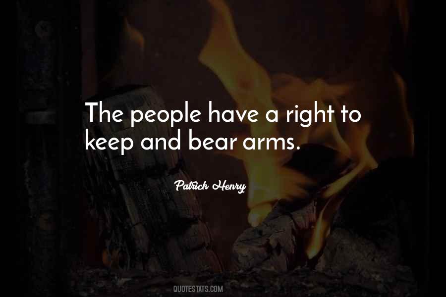 Quotes About Right To Bear Arms #414605
