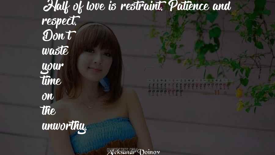 Patience Love Sayings #132178