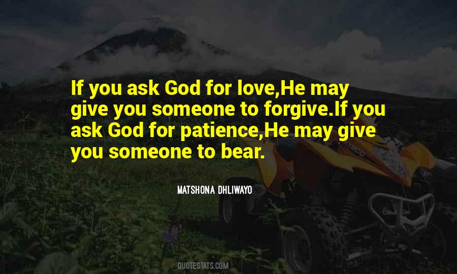 Patience Love Sayings #161919