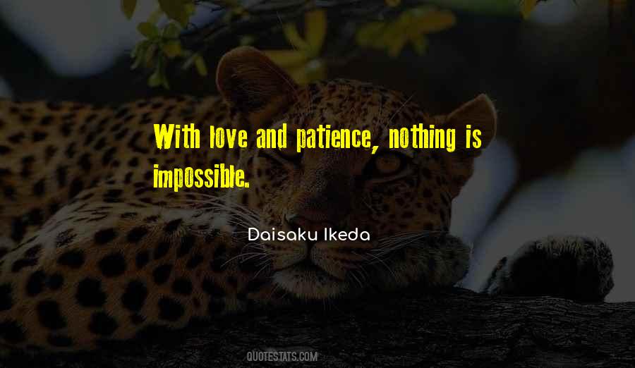 Patience Love Sayings #281603