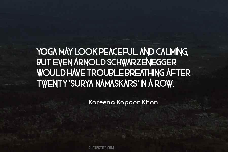 Yoga Peaceful Sayings #1856843