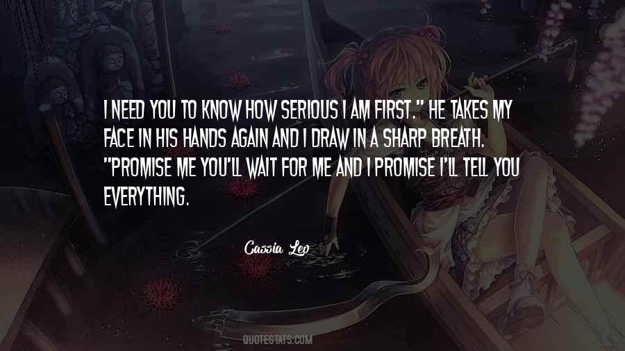 Promise Me Sayings #653060