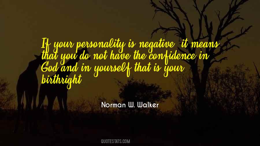 Negative Personality Sayings #10092