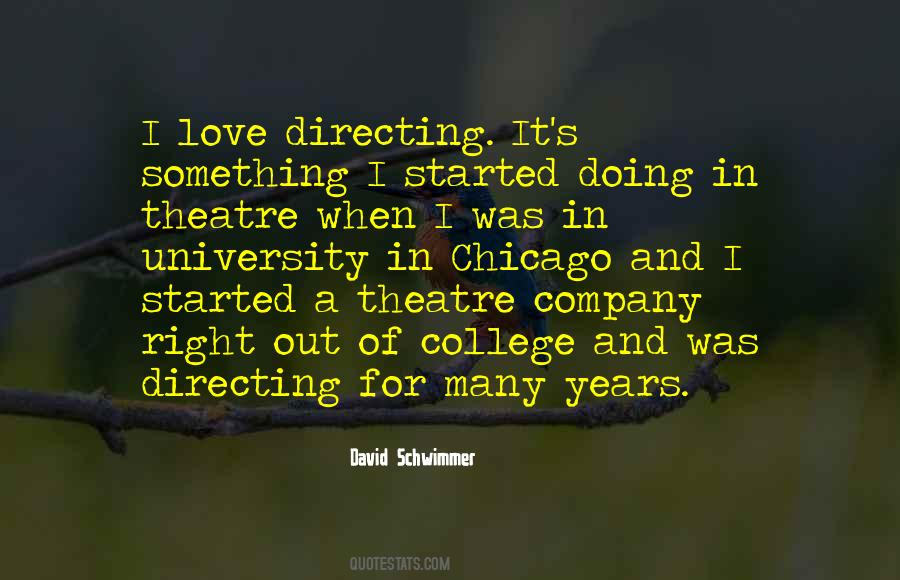 Quotes About Directing Theatre #1536889