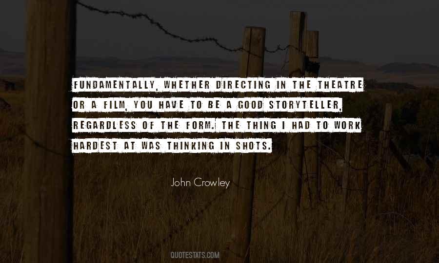Quotes About Directing Theatre #340966