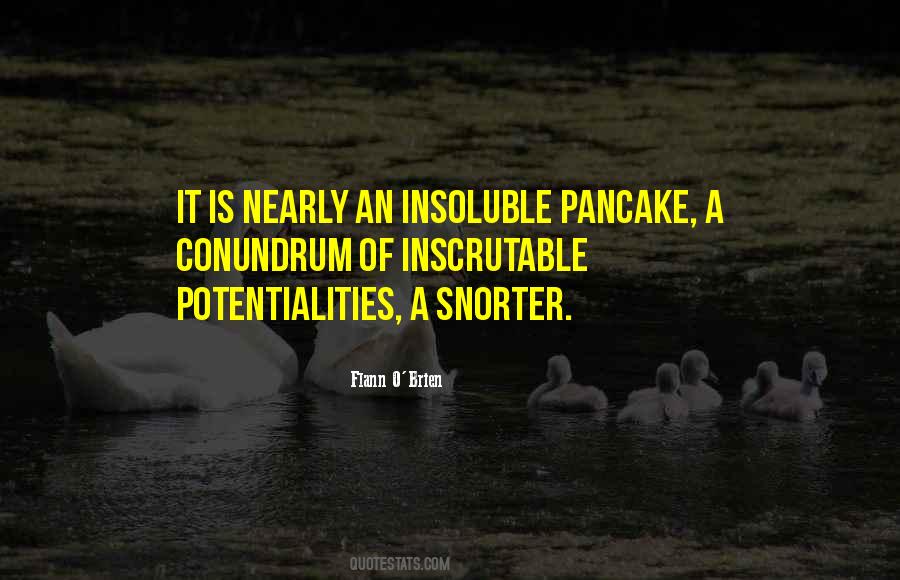 Quotes About Insoluble #712751