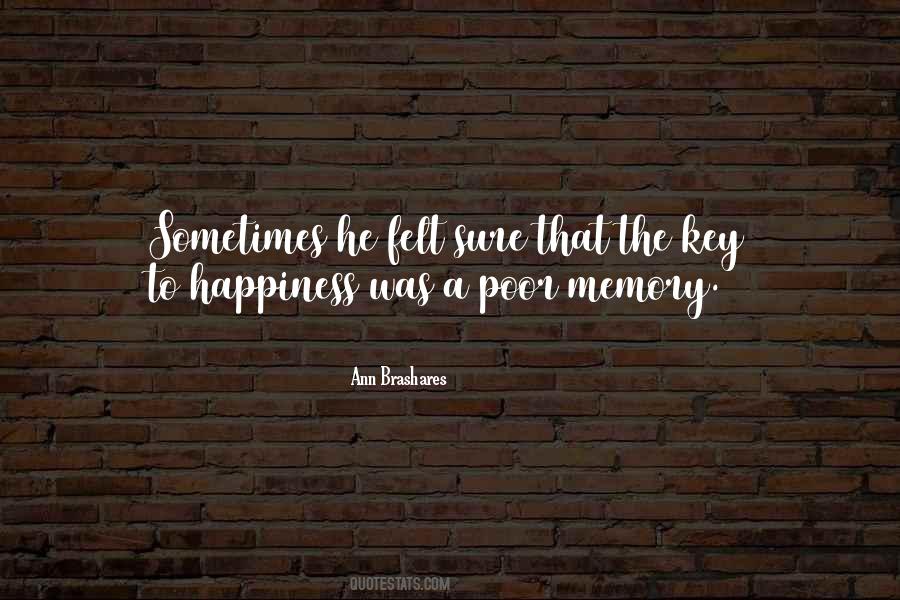 Poor Memory Sayings #145673