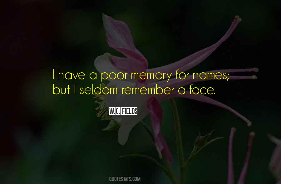 Poor Memory Sayings #1462650