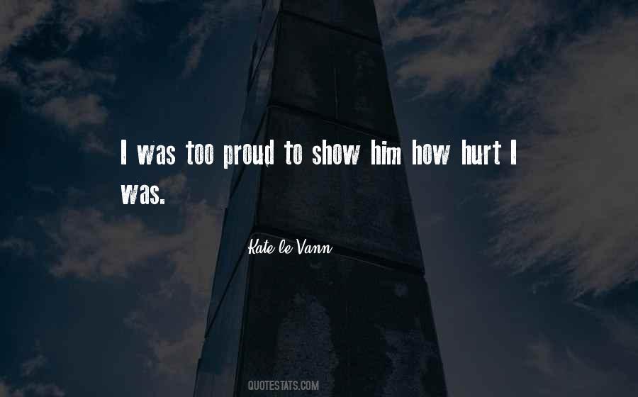 Too Proud Sayings #221724