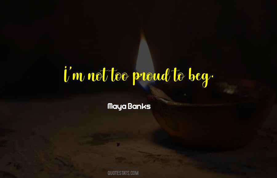 Too Proud Sayings #250943