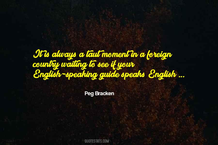 Quotes About To Speak English #441695