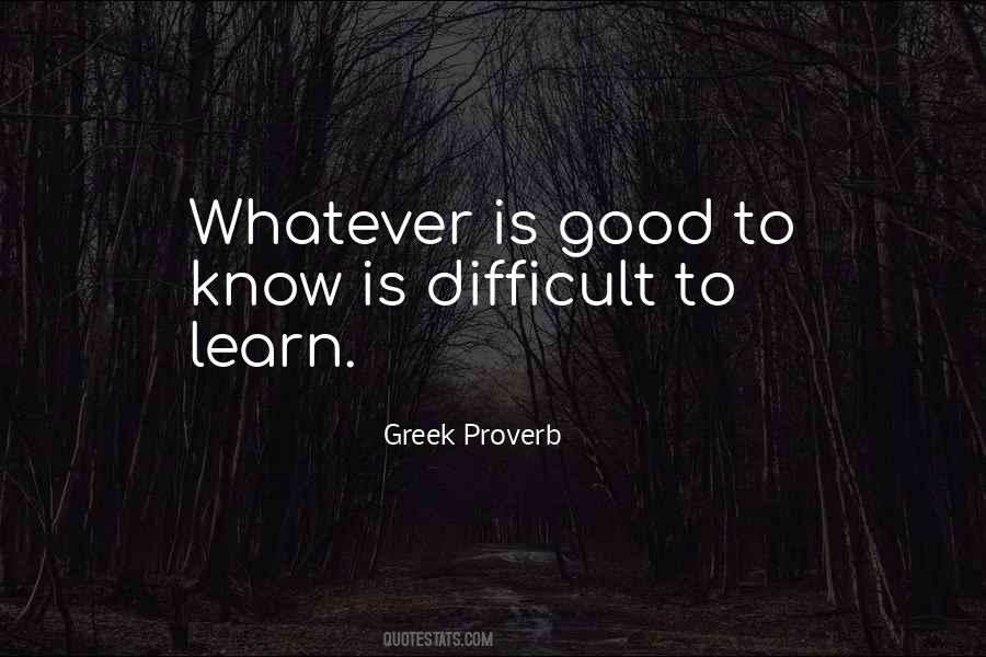 Greek Proverb Sayings #1254423