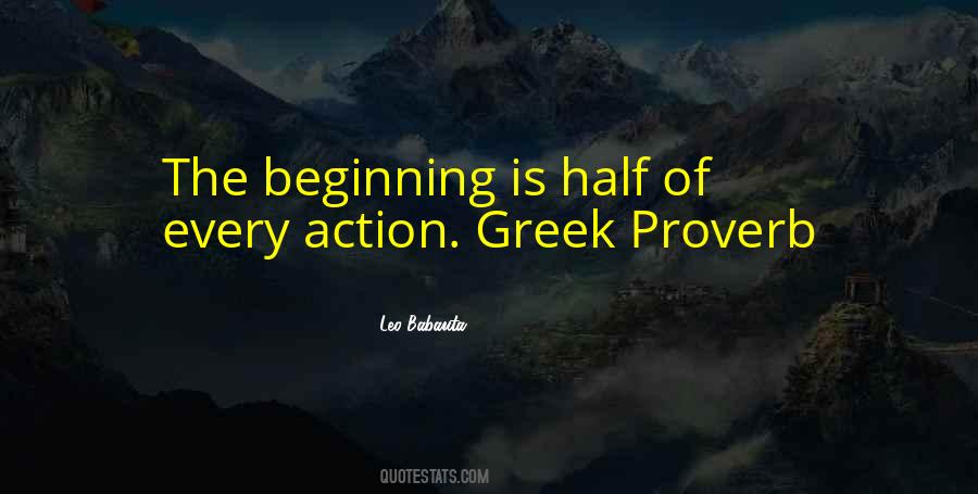 Greek Proverb Sayings #1769060