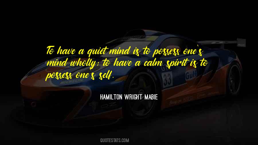 Quiet Mind Sayings #1124741