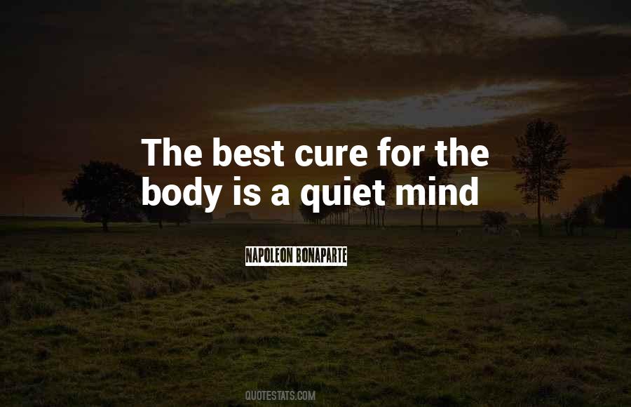 Quiet Mind Sayings #604480