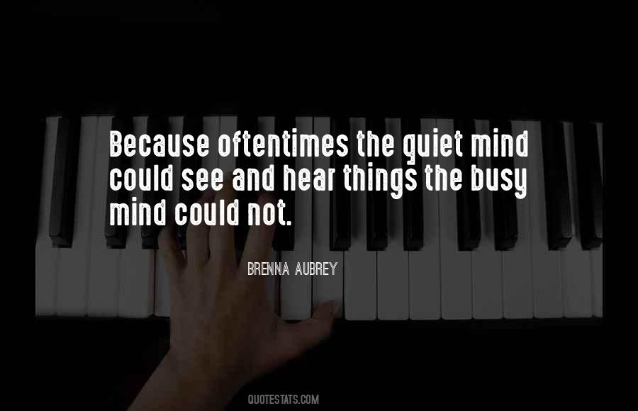 Quiet Mind Sayings #953060
