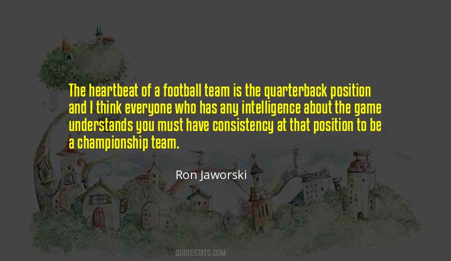 Football Quarterback Sayings #1211302