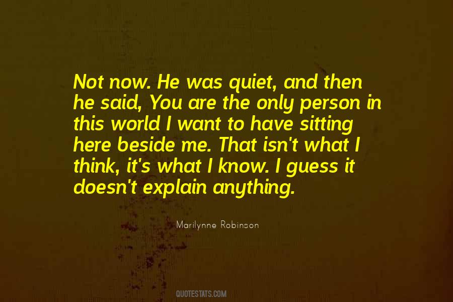 Quiet Person Sayings #962905