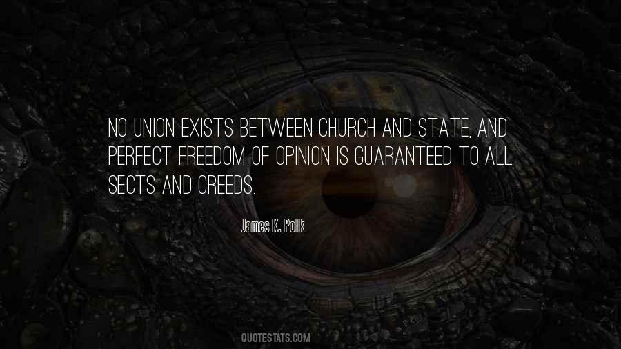 Quotes About State And Church #144729
