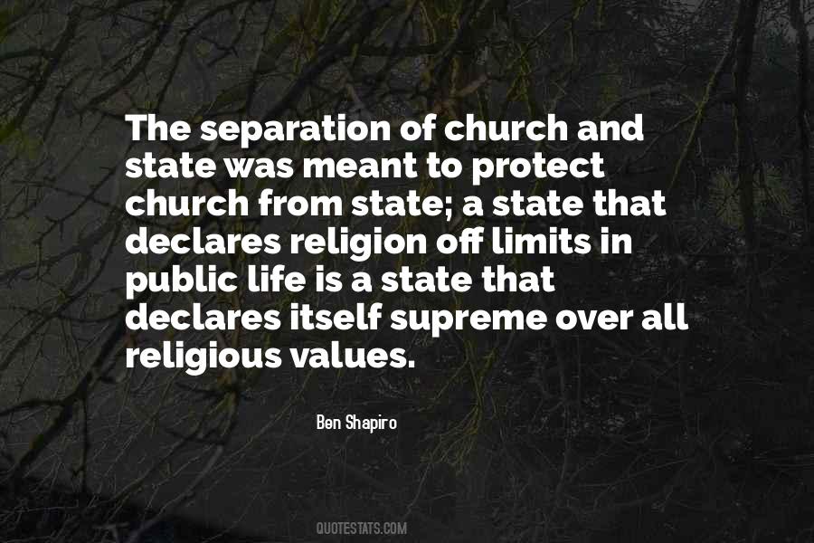 Quotes About State And Church #646017