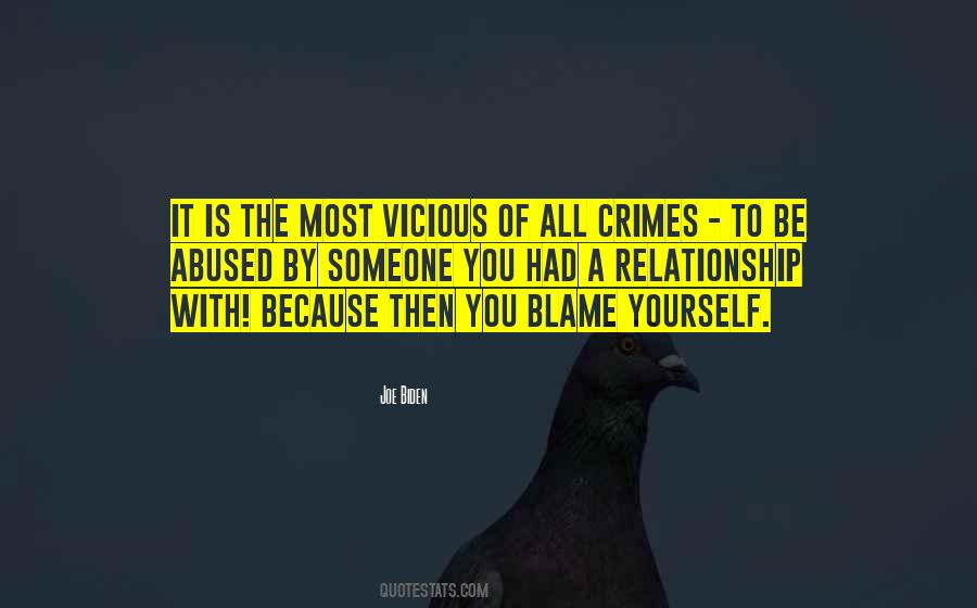 Quotes About Blame Yourself #1282867