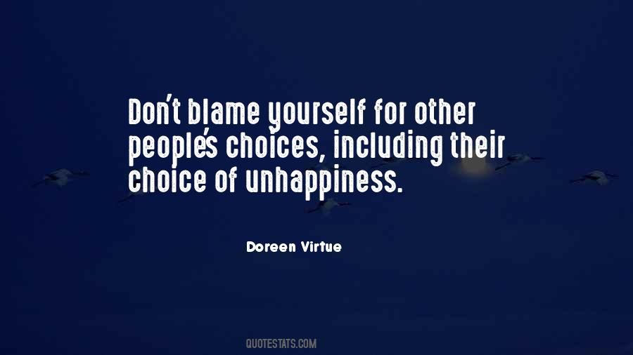 Quotes About Blame Yourself #1469672