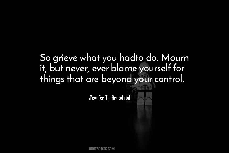 Quotes About Blame Yourself #254800