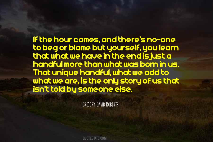 Quotes About Blame Yourself #426577