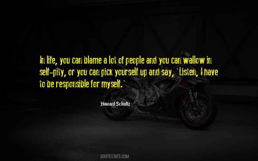 Quotes About Blame Yourself #427219