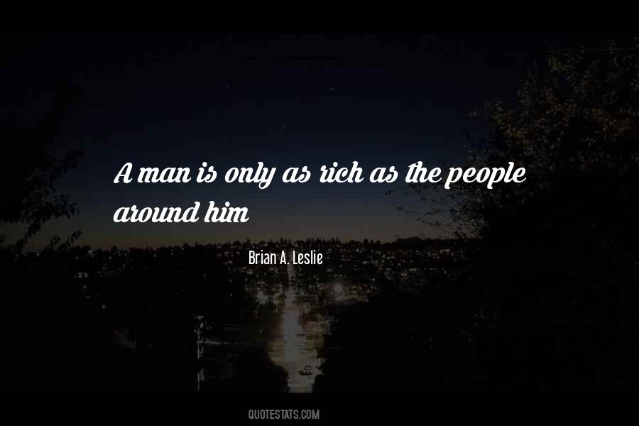 Rich Man Quotes Sayings #1875349