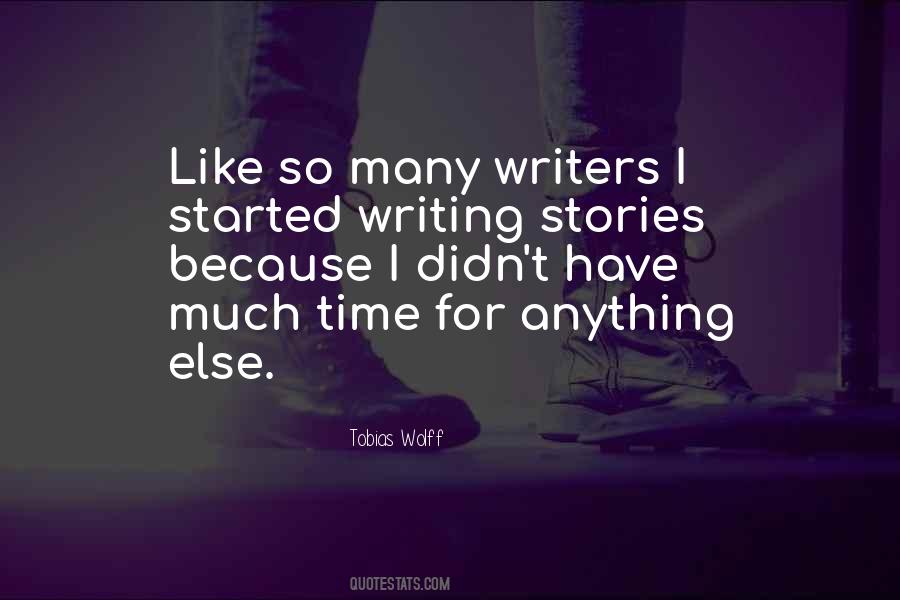 Quotes About Writing Stories #1679258