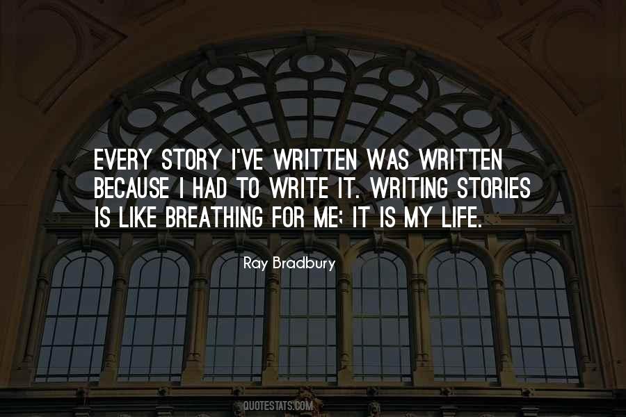 Quotes About Writing Stories #61508