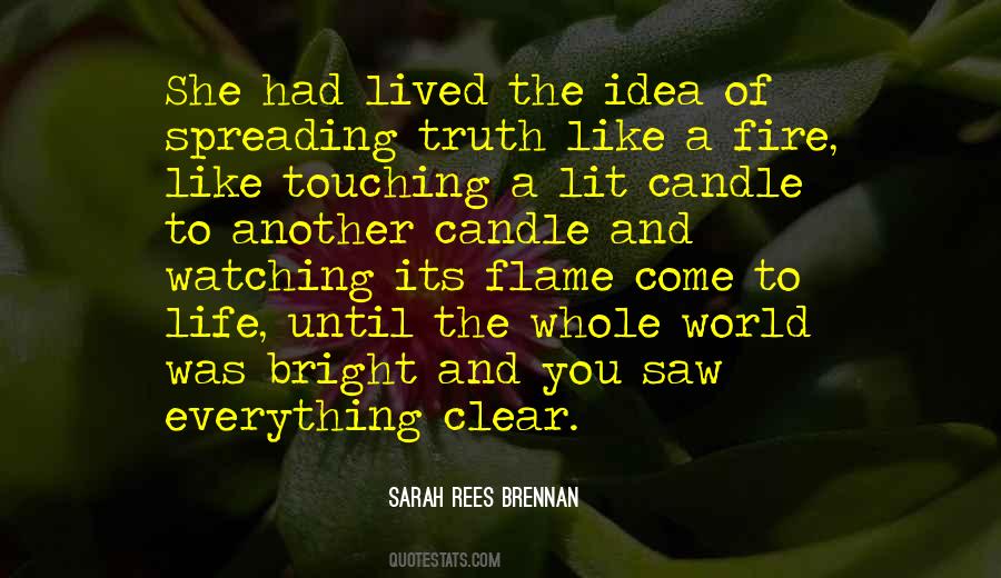 Quotes About Candle Flame #1184143