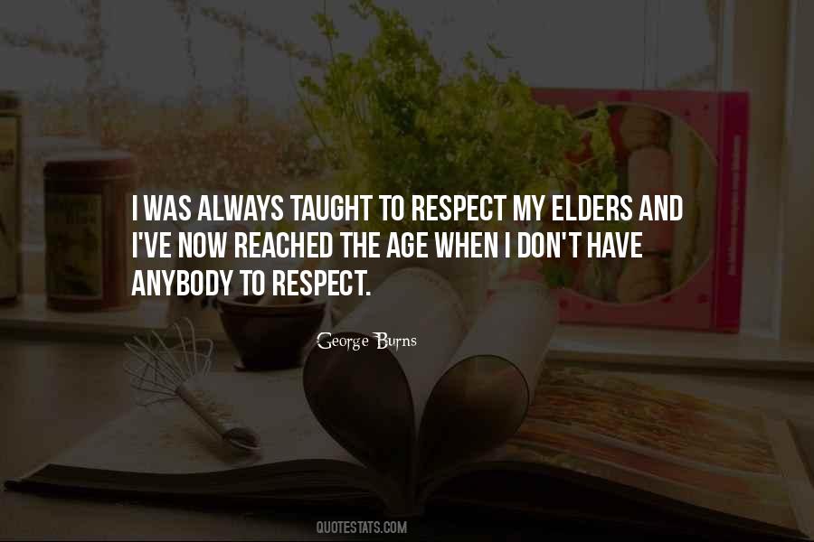 Respect Elders Sayings #845077