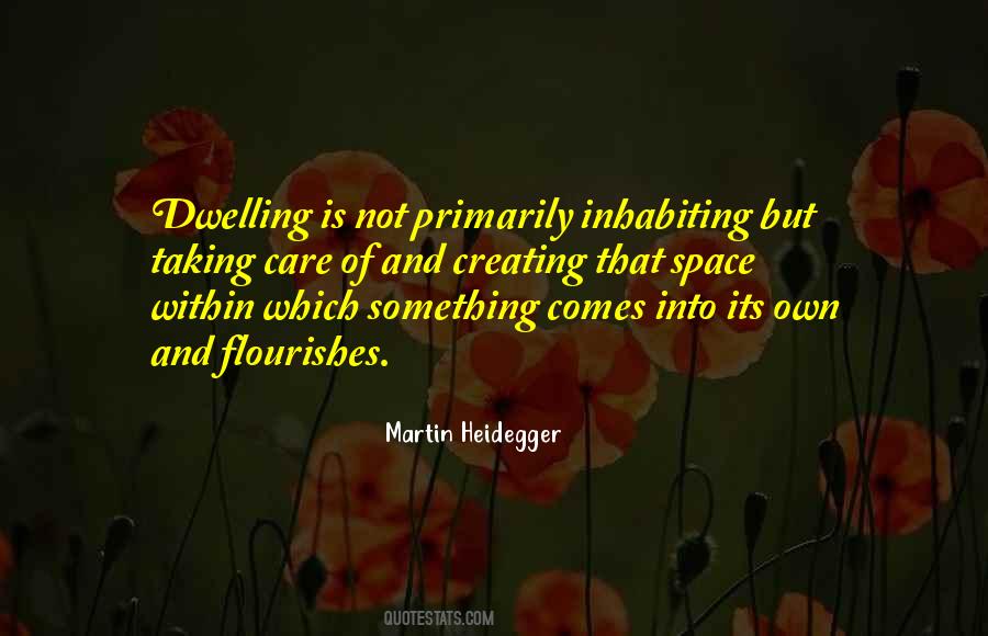 Quotes About Creating Space #1033770