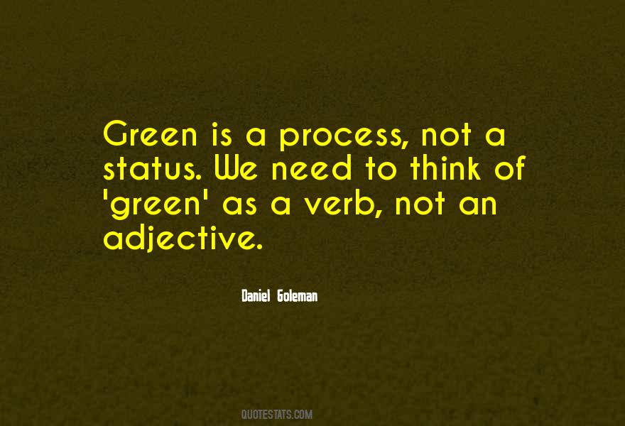 Think Green Sayings #431266