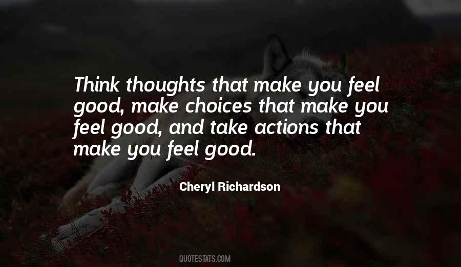 Think Good Thoughts Sayings #856308