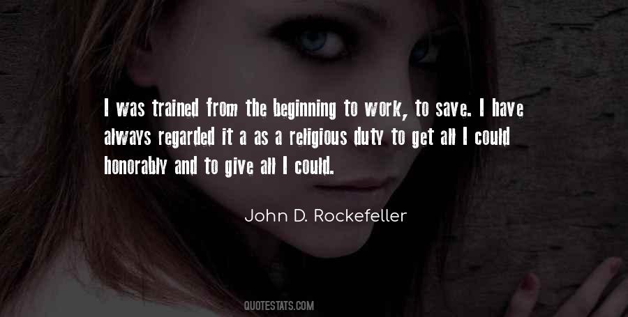John Rockefeller Sayings #1043918