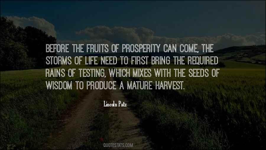 Quotes About First Fruits #804835