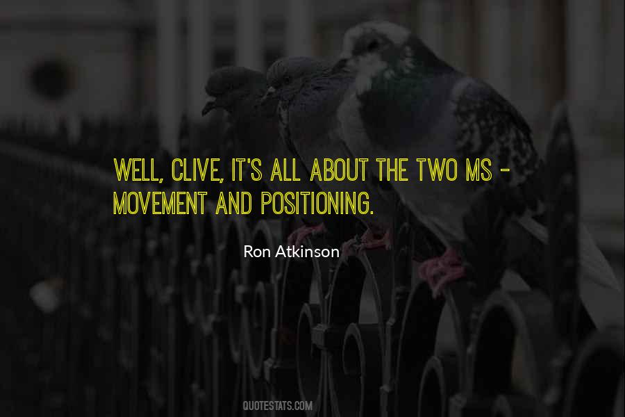 Ron Atkinson Sayings #976309